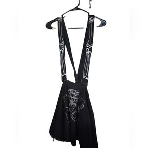 Skeleton Suspender Skirt